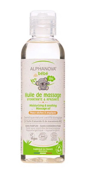 Alphanova Bébé Huile de Massage Bio 100ml 